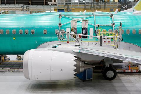 Boeing's 737 assembly facility in Renton, Washington 25 June 2024