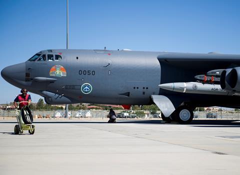B-52H ARRW missile