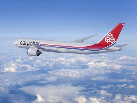 Boeing 777-8F in Cargolux colours