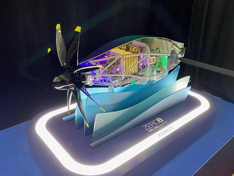 Airbus hydrogen-powered zero-emissions engine