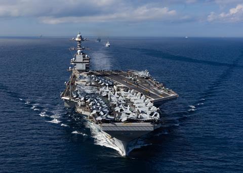 USS Gerald R Ford c US Navy