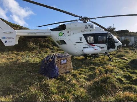 Crashed NZ helicopter