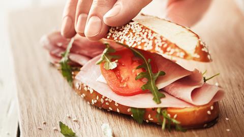 Lufthansa sandwich