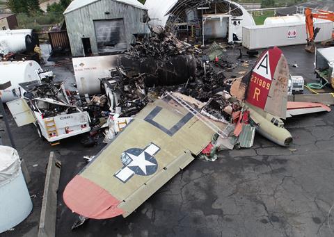 Boeing B17-G crash Hartford 2019