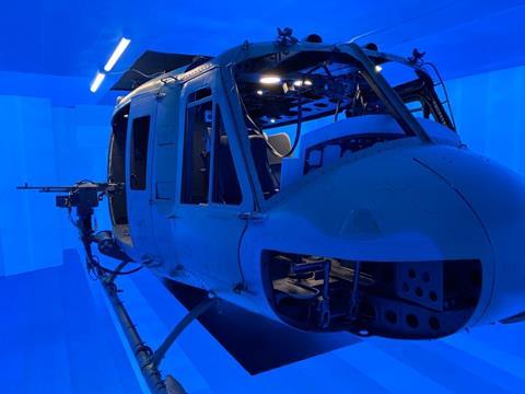 Kratos Aircrew Combat Mission Training system for UH-1