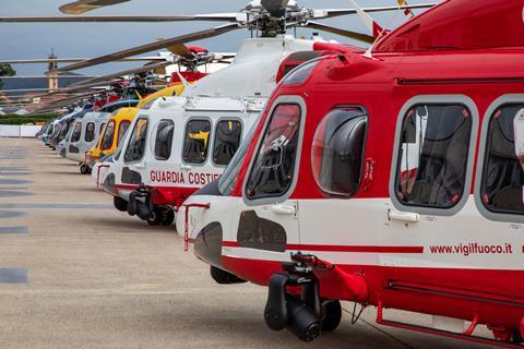 Helicopters - AW139s c Leonardo