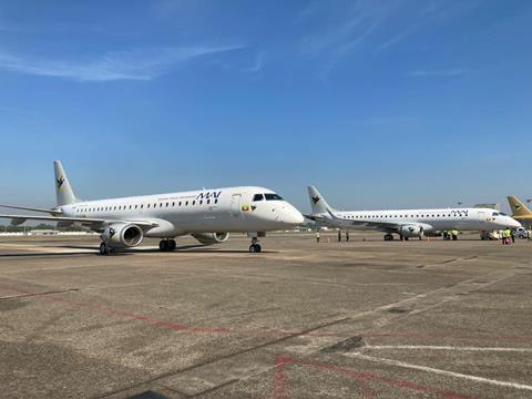 Myanmar Airways International E190