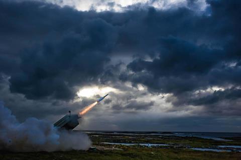 AMRAAM-ER fires from NASAMS in May 2021 in Norway c Raytheon