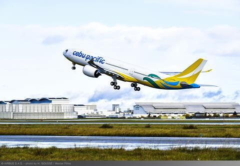 20211129 First A330neo delivery to Cebu Pacific on lease from Avolon ferry flight