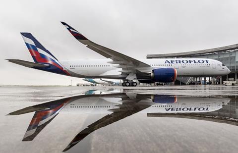First Aeroflot A350-900 – Outside delivery ceremony