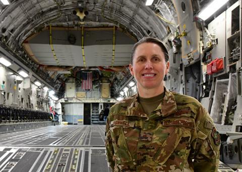 BG Donnell in C-17 close up