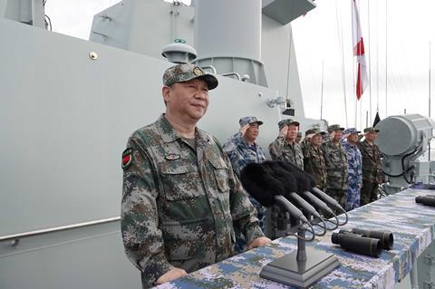 Xi Jinping naval parade