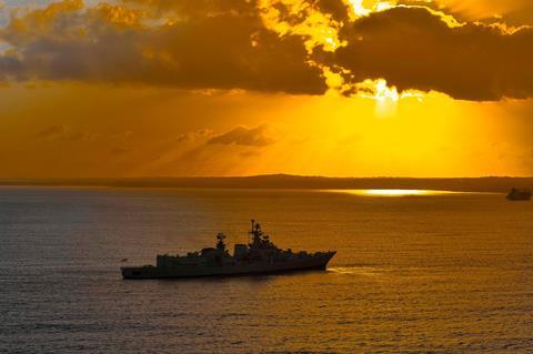 Indian Navy Warship