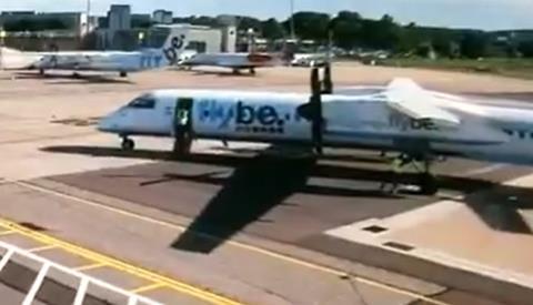 Video captures vain attempt to halt runaway Q400 at Aberdeen