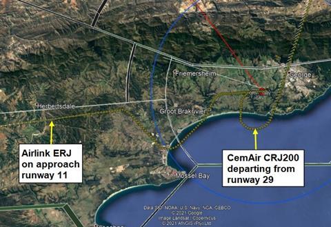 CRJ ERJ incident George-c-SACAA GoogleEarth