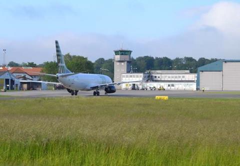 Sondeborg airport-c-Saab