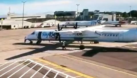 Video captures vain attempt to halt runaway Q400 at Aberdeen