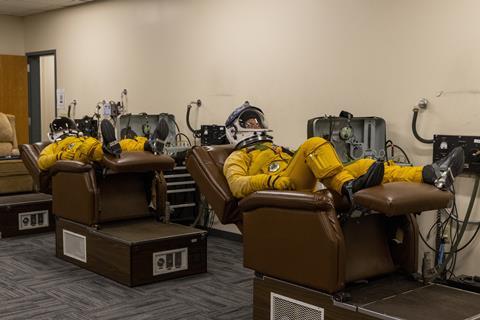 U-2 pilots preflight c USAF
