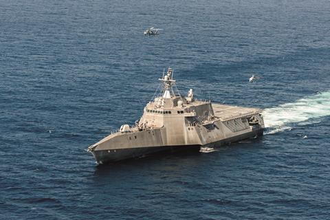 M8-QC+Seahawk+LCS trials c US Navy