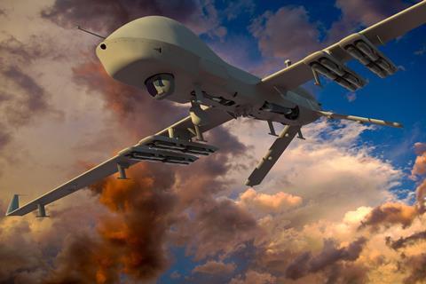 General Atomics MQ-1C Gray Eagle Extended Range with air launched effects