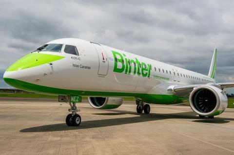 Binter Embraer 195-E2