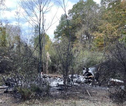 Hawker 800XP crash 16Oct25