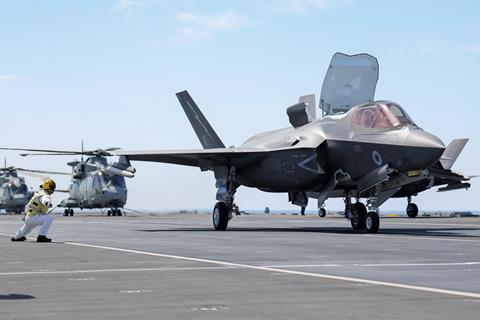 UK F-35B HMS Queen Elizabeth