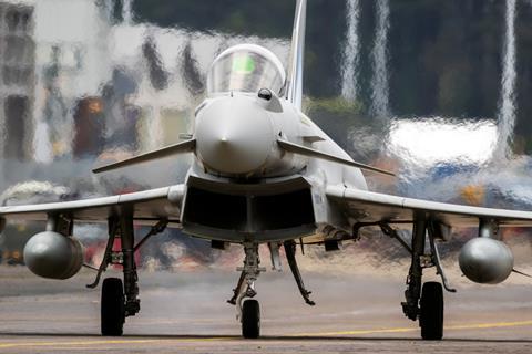 Italian air force Eurofighter