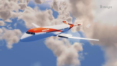 Wright Electric Wright 1, Easyjet colours. Wright Electric 082220