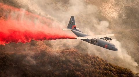 C-130 fire