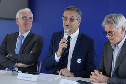 Daher vice-president engineering Christophe Robin at Paris air show 18 June 2025