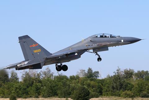 PLAAF_Sukhoi_Su-30MKK_at_Lipetsk-2 - July 2014