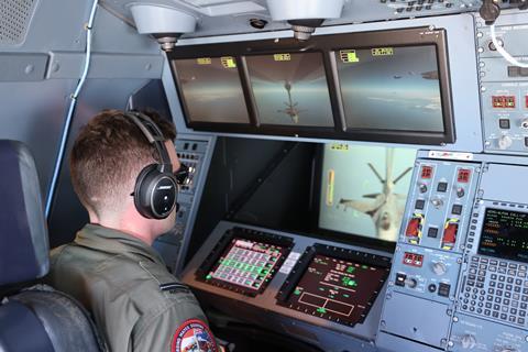 KC-30A refuels Indonesian F-16
