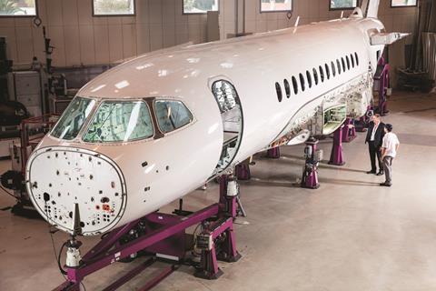 17_Falcon 6X assembly