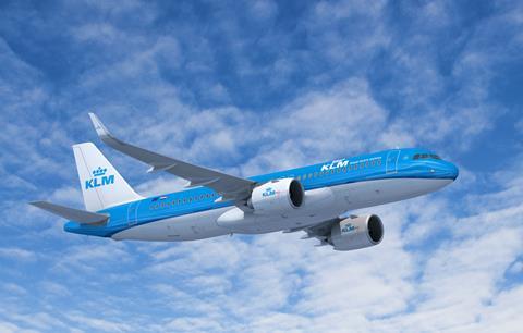 KLM Airbus A320neo rendering