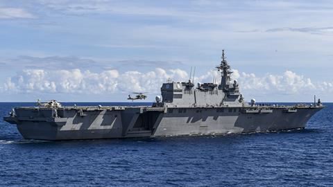 JS Kaga Japan aircraft carrier c PO2 Tyler Wheaton US Navy