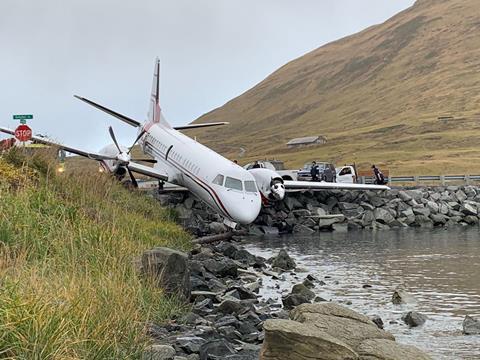 PenAir Saab 2000 Unalaska runway overrun
