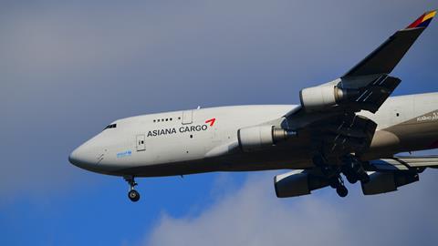 Asiana 747-400SF Freighter Cargo