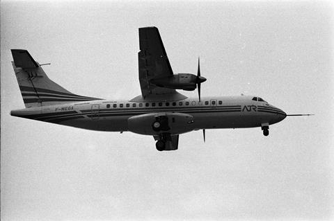 ATR first flight-c-Andre Cros-Ville de Toulouse-WikimediaCommons