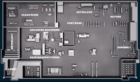 Bell Advanced Manufacturing Center layout c Bell