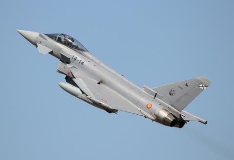 Spanish air force Eurofighter