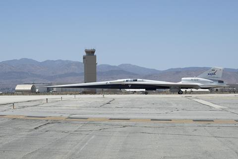 X-59 Quesst quiet supersonic demonstrator NASA