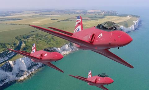 Aeralis Red Arrows rendering