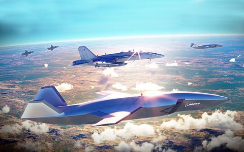 Boeing Airpower Teaming System rendering