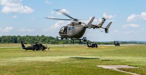 UH-72 Lakota flight c WV NG