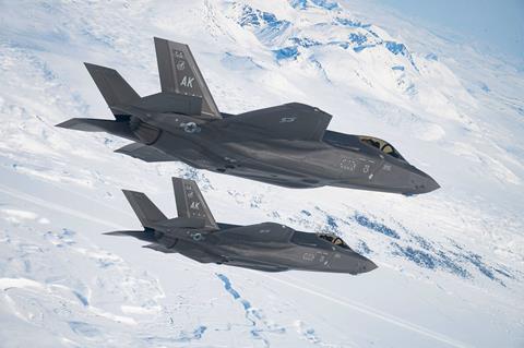 F-35s over Alaska