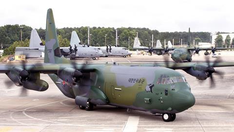 South Korean C-130Js