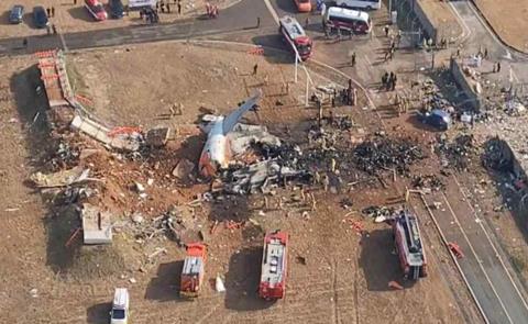 Jeju Air crash site Muan-c-Korean ARAIB