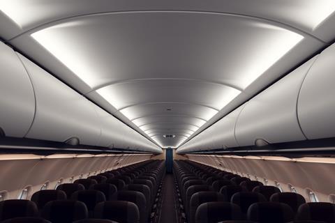 SAS A320neo cabin