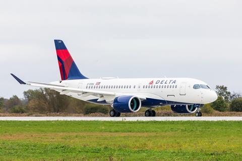 Delta Air Lines Airbus A220-100